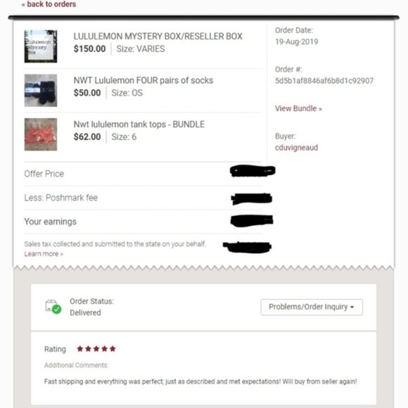 LULULEMON MYSTERY BOX/RESELLER BOX (size 12 - 20) - Picture 2 of 2